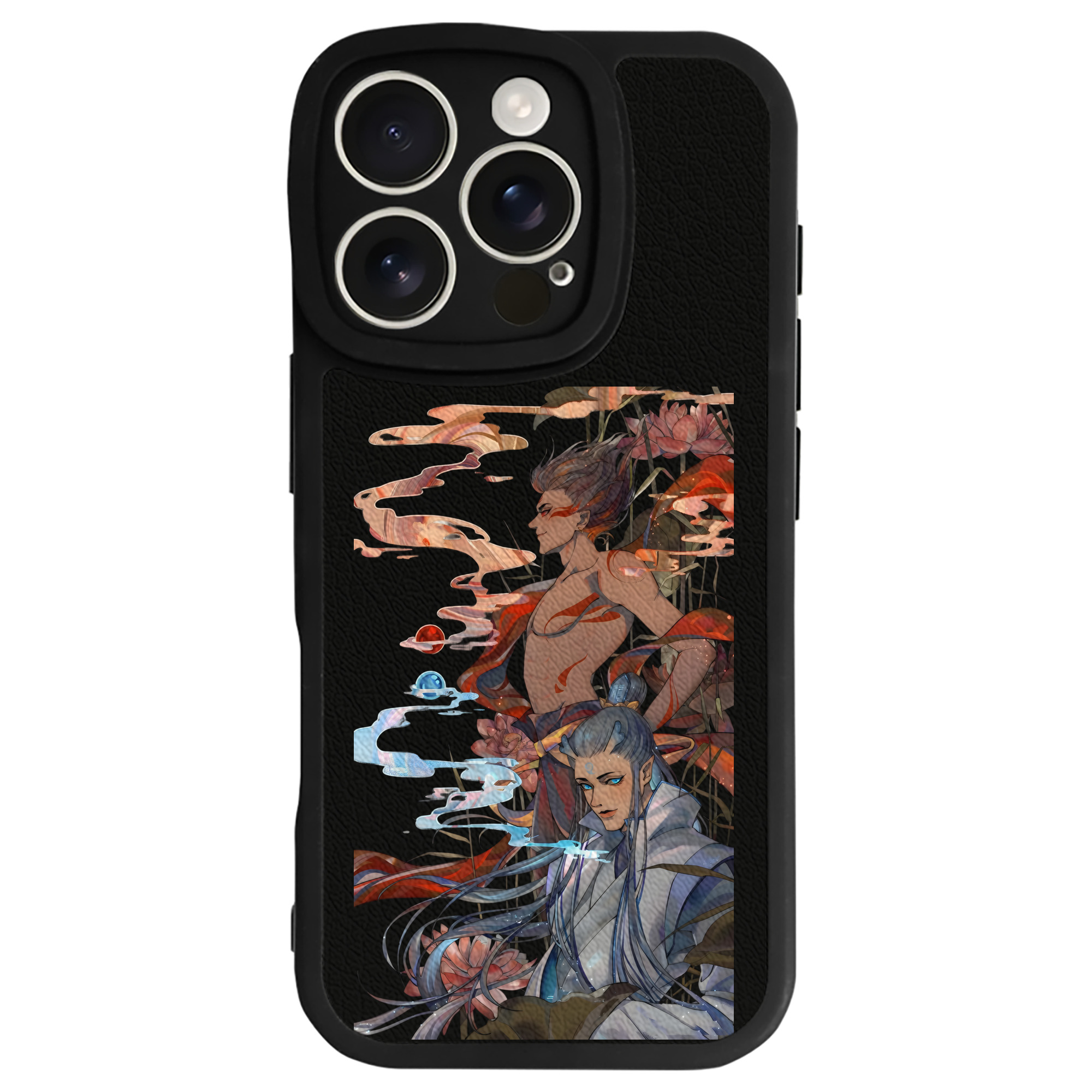 （画像用） Ne Zha 2 ナタ 魔童の大暴れ 【iPhone 16シリーズ対応】シリコンスマホケース（レザー調） 材質：シリコン